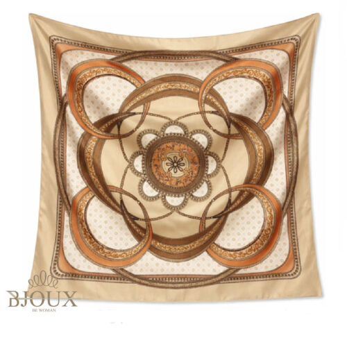 Foulard Baroque Icon Beige Elegance