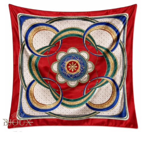Foulard Baroque Icon Red Prestige