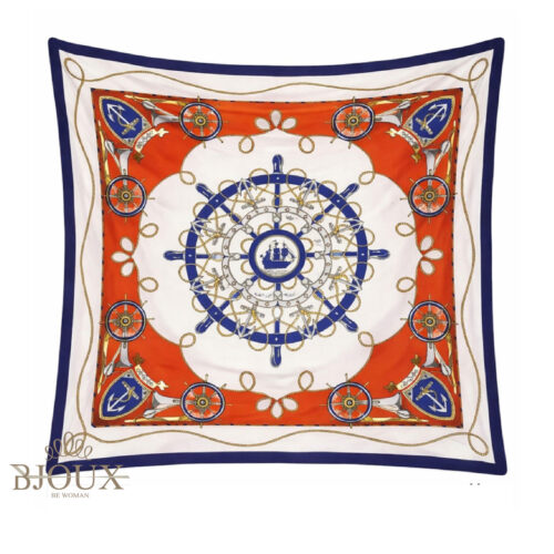 Foulard Marine Royal Orange Icon