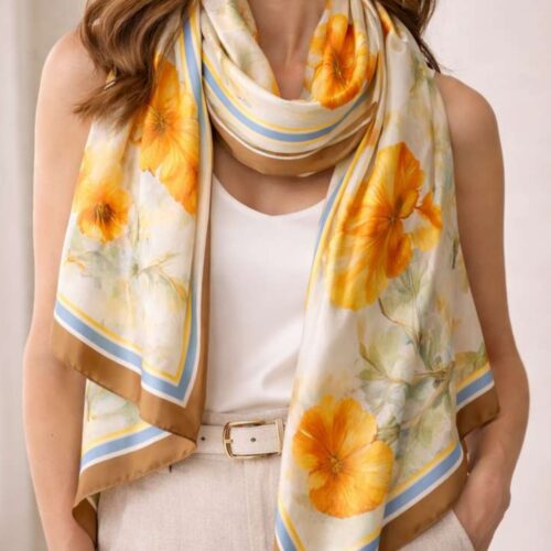 Foulard Maxi Floral Sunshine 90x180