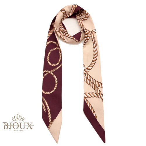 Sciarpina Multiuso Rope Bordeaux