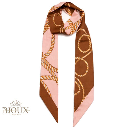 Sciarpina Multiuso Rope Rosa