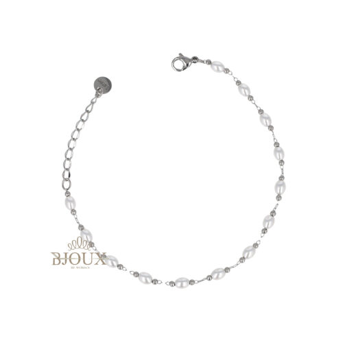 Bracciale Perle Delicate - Acciaio