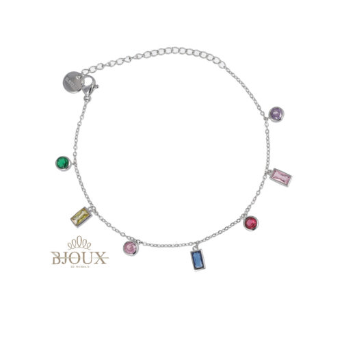 Bracciale Luminia Crystal - Acciaio Rodiato
