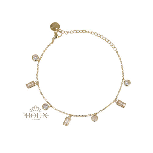 Bracciale Luminia Crystal - Acciaio Dorato