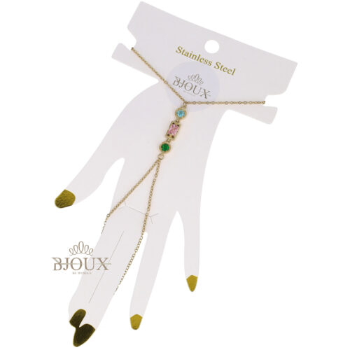 Bracciale Baciamano Acciaio Lux Geometric