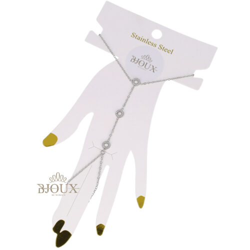 Bracciale Baciamano Acciaio Circle Lux