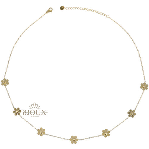 Collana Flower Dot - Acciaio