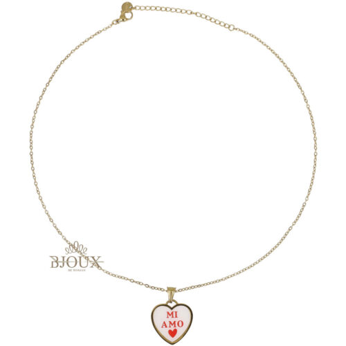Collana Cuore Mi Amo – Ciondolo Messaggio Self Love