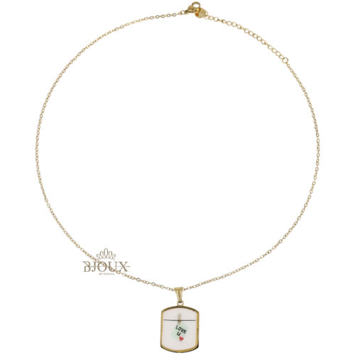 Collana Love U – Ciondolo Messaggio Moderno