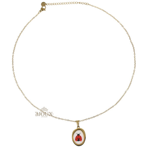 Collana Coccinella – Ciondolo Portafortuna