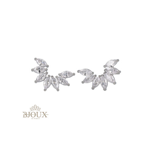 Orecchini a lobo gocce - Leaf Shine