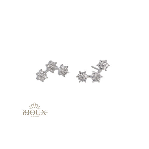 Orecchini a lobo stelline - Trio Star