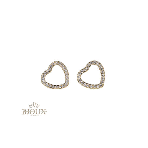 Orecchini a lobo cuore aperto - Heart Light