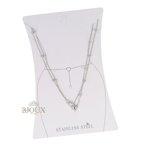 Body Chain Sphere Glow - Acciaio