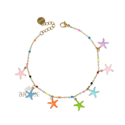 Cavigliera Starfish Candy - Acciaio