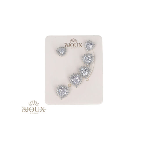 Orecchini Cuore Crystal Glow - Set Orecchini