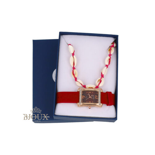 Set regalo Coral Sunset - Collana e Orologio