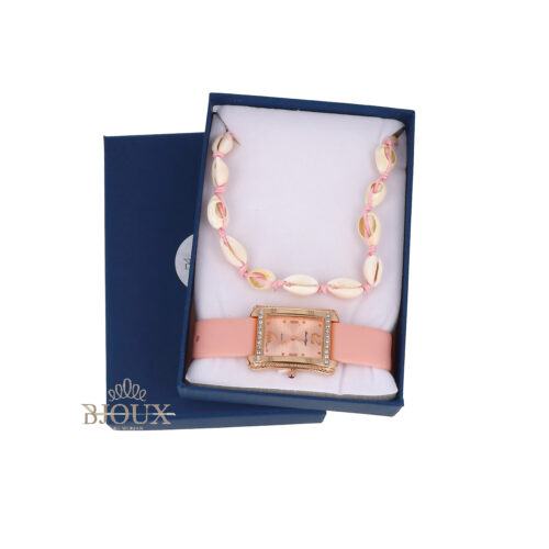Set regalo Pink Shell Dream - Collana e Orologio