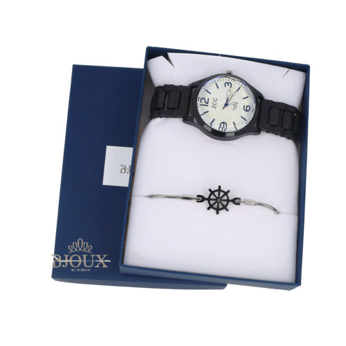 Set Regalo Uomo - Black Navigator White
