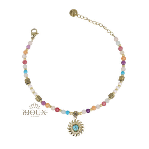 Bracciale Sun Spirit - Perline e Sole Pendente