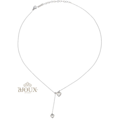 Collana Heart Drop  - Acciaio Con Pendenti