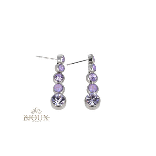 Orecchini Aurora Drops - Acciaio Rodiato