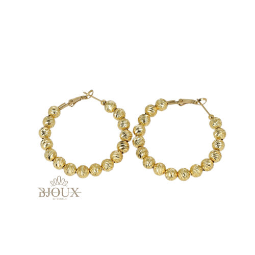 Orecchini Golden Sphere - Cerchi Sfere