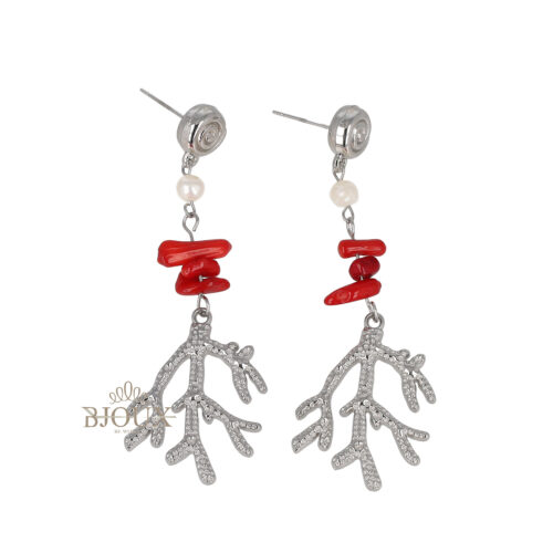 Orecchini Coral Muse - Acciaio Inossidabile