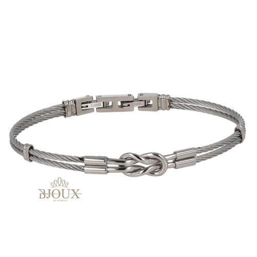 Bracciale Uomo Infinity Cable in Acciaio