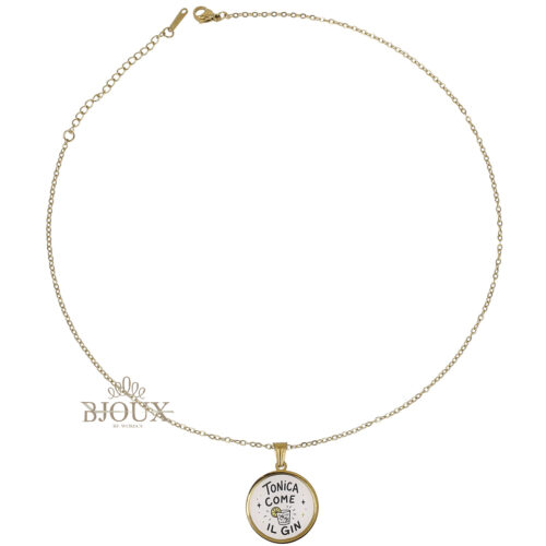 Collana Tonica Come Il Gin in Acciaio